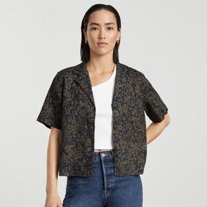 Everlane The Linen Workwear Shirt - Floral